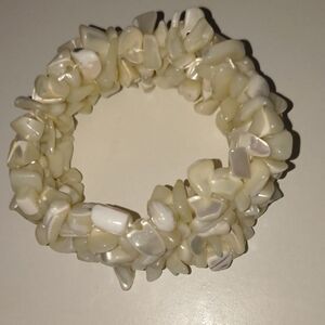 Mother Of Pearl Stretch Bracelet